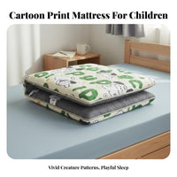 Dormitory Bed Pad Skin-Friendly Foldable Mattress Pad Thickened Thick Tatami Mattress for Students, Campers, Dorm Room, Bedroom, Guestroom