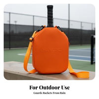 Pickleball Paddle Bag Water-Resistant Pickleball Shoulder Bag Single Strap Racket Backpack Stylish Design Large Capacity