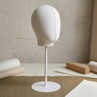 Adjustable Mannequin Head Stand Stainless Steel Base Hat Display Head Lightweight