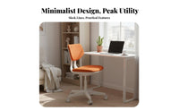 Space-Saving Armless Rolling Chair Ergonomic Design Armless Rolling Stool Adjustable Height Office Furniture Quick Assembly for Students, Home Workers, Apartment Dmanufacturersllers, Small Spaces, Dorm Room, Bedroom, Vanity