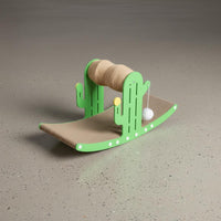 Rocking Cat Scratcher Bed Ergonomic Shape Cat Scratcher Furniture Protector Pet Supplies for Kittens