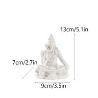Shiva Figurine Meditating Shiva Statue with Spiritual Hindu Idol for Stretching Practice Practitioners