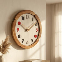 Wooden Wall Clock Easy Reading Wooden Wall Clock Clockwork Mechanism Timepiece