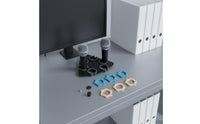 Multi-Audio Pickup Holder Tray Metal Construction Mic Storage Rack Easy Installation Audio Equipment Accessory for Hosts, Sound Production Studio