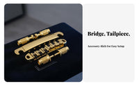 LP SG Guitar Bridge Set Independent Intonation Adjustment