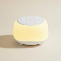 Auto-Shutoff Timer Sound Machine Night Light Combo Rechargeable Ambient Sound Machine Adjustable Brightness Portable Sleep Aid Device 3 Lighting Modes for Babies, Kids, Adults, Nursery, Travel