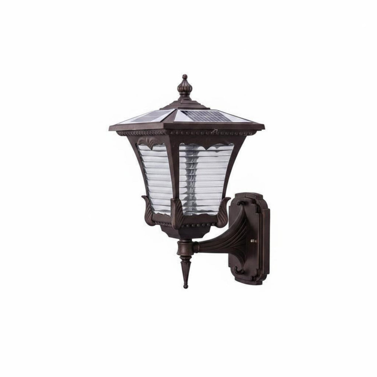 Waterproof Solar Pillar Light Decorative Solar Wall Light Weather Resistant Outdoor Wall Lantern Energy Saving for Villa Gate, Courtyard, Roof Terrace