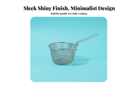 Pasta Boiling Basket Multipurpose Stainless Steel Mesh Strainer Hot Pot Skimmer Versatile Deep Frying Basket Long-Lasting