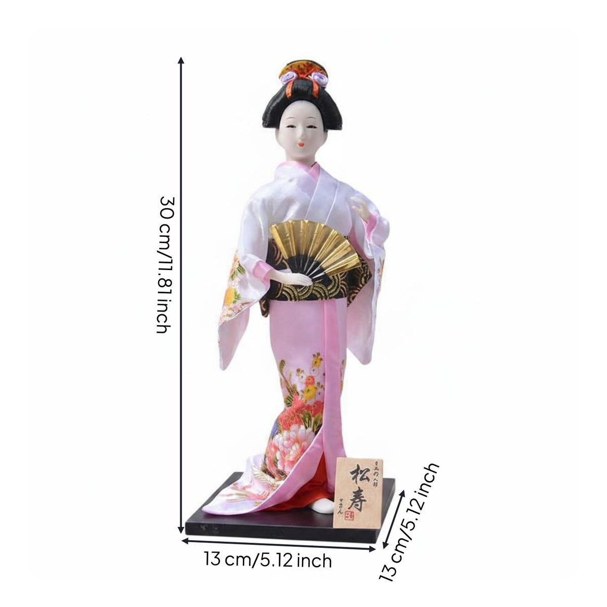 Japanese Geisha Doll Exquisite Details House Decoration Holiday Gift for Office