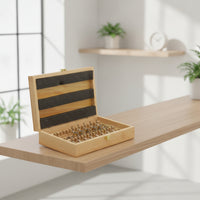 20 Pieces Watch Winding Key Set Knurled Size Marked Pocket Watch Winding Tool Set Wood Box Tool Kit