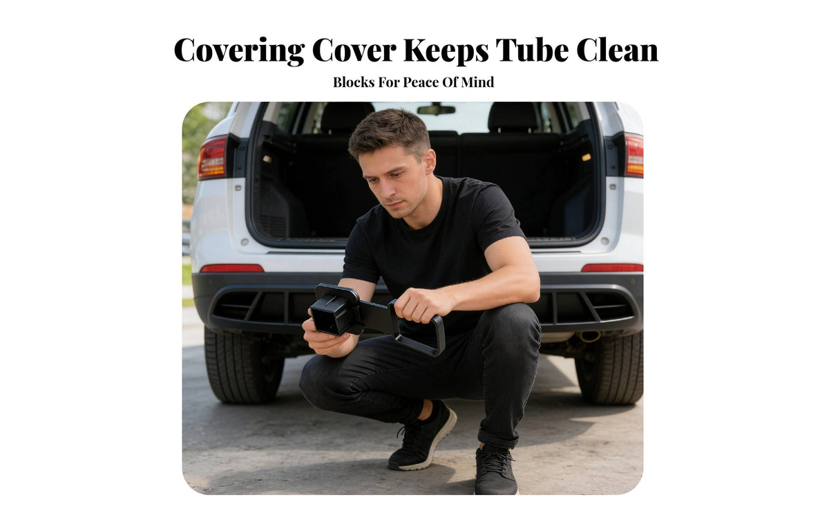 2 Inch Trailer Hitch Cover Dustproof 2 Inch Hitch Cover Weather Resistant Automotive Accessory for Truck Owners