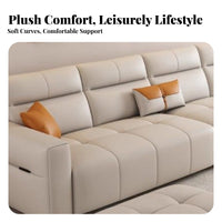 Block-Design Couch Modern Design Sofa Easy to Clean Living Room Furnishings for Small Apartment Dwellers, Homeowners, Lounge Area, Bedroom, Office