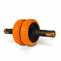 Abdominal Roller Wheel Non-Slip Fitness Wheel with double Wheels Portable Fitness Equipment for Beginners, Home Gym, Outdoor Workouts, Office