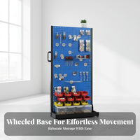 Rolling Tool Organizer Cart Multifunctional Rolling Tool Cart Large Capacity Heavy Duty Workshop Trolley for Craftsmen, Mechanics, Garage, Warehouse