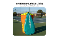 Pickleball Paddle Cover Wear-Resistant Pickleball Racket Sleeve Closure Ed Paddle Case Waterproof Sports Reach Ory Long-Lasting