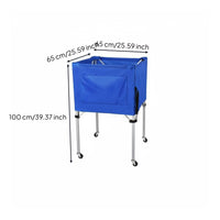 Foldable Tennis Ball Cart Versatile Tennis Ball Cart Large Capacity Athletic Equipment for Sports Training