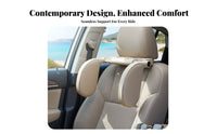 U-Shaped Car Sleeping Pillow Viscoelastic Foam Adjustable Car Headrest Pillow Travel Companion Headrest Ergonomic Design Travel