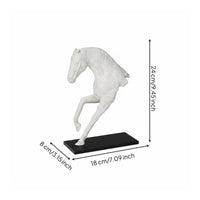 Rearing Horse Sculpture Detailed Sculpting Rearing Horse Statue Decorative