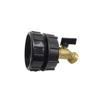 Adapter with Faucet Angled Tote Manual Garden Hose Connector for Irrigation