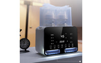 2-in-1 Bottle Warmer with Sterilizer Digital Bottle Warmer Countertop Compact for Newborns