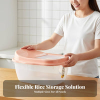 Moisture-Proof Rice Storage Container Long-Lasting Sealed Grain Bin Leakproof for Kitchen