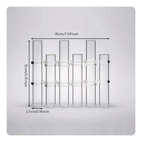Modular Glass Test Tube Vase Minimalist Test Tube Vase Elegant Propagation Station Transparent for Windowsill