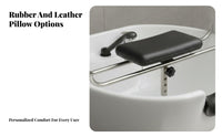 Thai Design Shampoo Bed Pillow Replacement Part Stainless Steel Shampoo Chair Pillow Frame Versatile Compatibility Salon Sink for Barbers