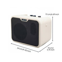 AUX Input Portable Guitar Amplifier Headphone Output Portable Guitar Amp Lightweight for Guitarists, Beginners