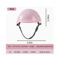 Long-Lasting Dog Feline Riding Helmet Lightweight Mini Pet Biker Helmet Shockproof for Outdoor