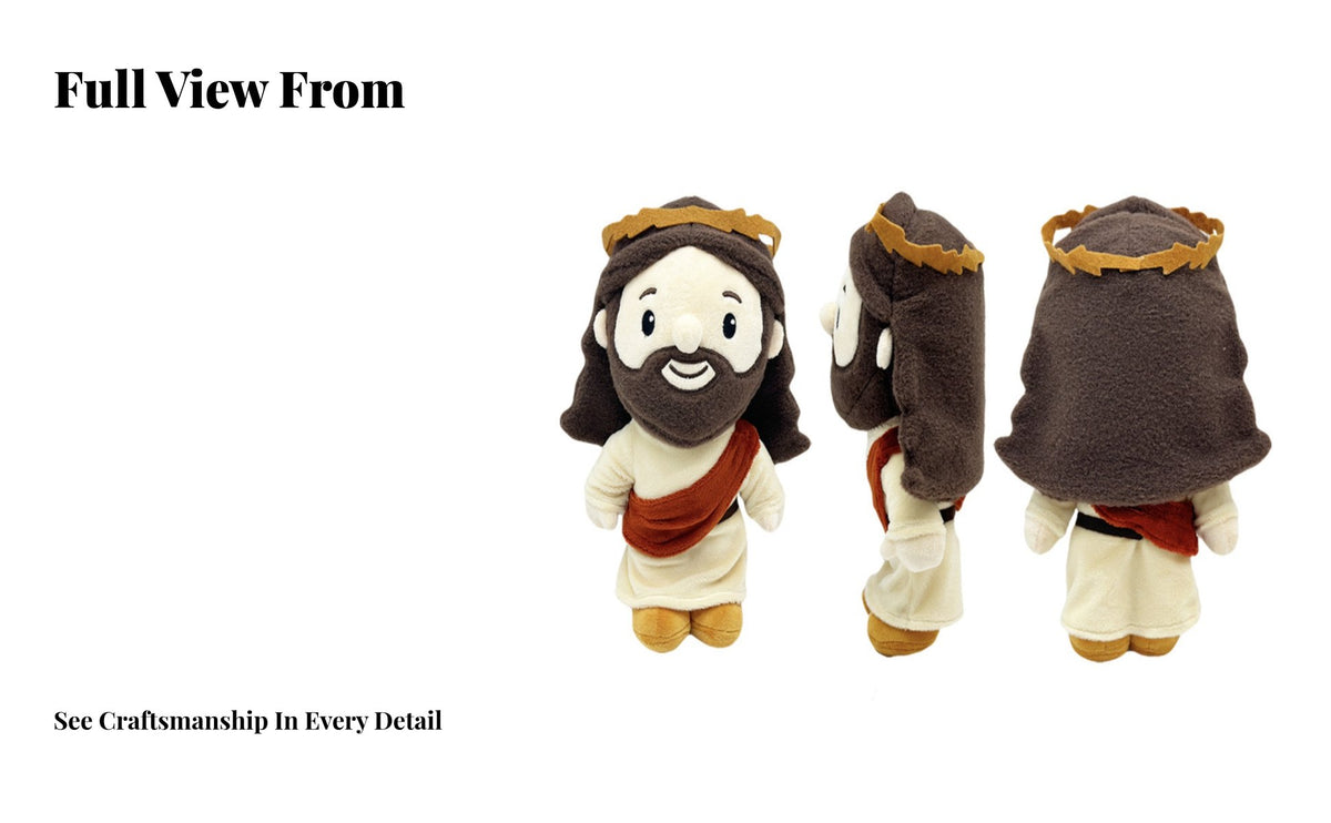 Jesus Doll Toy Soft Stuffed Doll Cute Design Stuffed Toy for Young Children