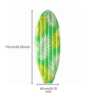 Easy to Grip Inflatable Surfboard with Handles Buoyant Inflatable Surfboard Lightweight Board Portable for Children