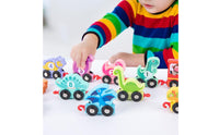 Educational Wooden Dinosaur Train Set Learning Dinosaur Train Set Hands-on Developmental for Toddlers, Preschoolers, Kids, Playroom, Classroom