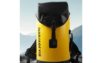 IPX6 PVC Mesh Rope Bag Padded Shoulder Straps Backpack Rope Bag Flap Closure Carry Pack Buckle Strap