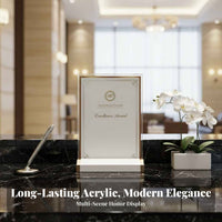 A4 Certificate Frame High Definition A4 Acrylic Frame Sturdy Acrylic Award Display for Office Workers, Homeowners, Commerce Show, Retail Store