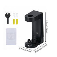 Wall-Installed Soap Dispenser Bracket Compact Single Head Bottle Bracket Refillable Washroom Storage