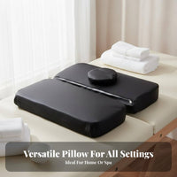 High Resilience Sponge Beauty Bed Headrest Quick Rebound Massage Table Headrest Anti-Collapse Design for Beauticians, Spas, Wellness Centers