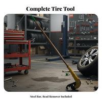Tire Demounting Tool Heavy-Duty Tire Mount Demount Lever for Mechanics, Auto Repair Shop, Garage