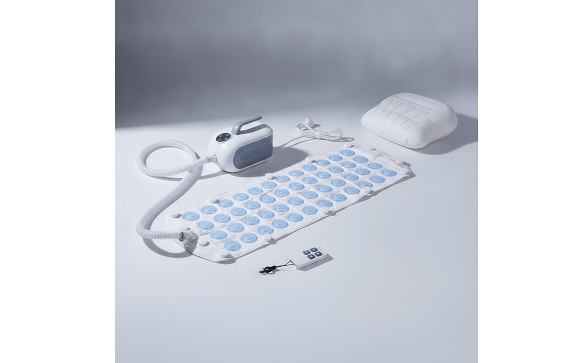 Soft Bubble Massage Mat with Inflatable Pillow Portable Bubble Massage Mat Therapeutic Luxury for Adults