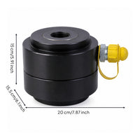 Hydraulic Hole Punching Tool Head Labor-Saving Hydraulic Punch Head Portable Metal Hole Punch for Fabricators