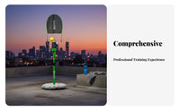 Height Adjustable Solo Tennis Coach Improves Hand-Eye Coordination Tennis Self-Coach Anti-Winding Design for Children, Home, Outdoor, Indoor