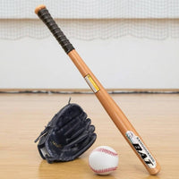 4 Pieces Wrapped Handle Children's Baseball Set Stitched Starter Baseball Kit Laced Hitter Glove Set Soft