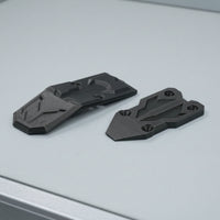 2 Pieces Underbody Guard Wear-Resistant-Resistant RC Chassis Guard Lightweight RC Gearbox Protector for Hobbyists
