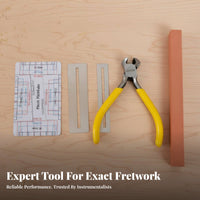DIY Repair Fret Dressing Tool Long-Lasting Material Guitar Fret Polishing Kit for Guitarists, Musicians, Workshop, Home