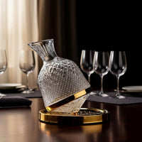 Waterfall Vino Decanter Quick Aeration Vino Aerator Glacial Summit Decanter Easy To Clean Aerating Pourer Hand Blown