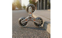 Shopping Cart Stair Wheels Smooth Rolling Stair-Navigating Wheels 3-Wheel Trolley Caster for Stairs