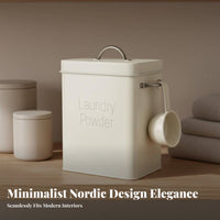 Laundry Container Large Capacity Storage Box Laundry Soap Box Space-Saving Great Gift Suggestion for Pantry