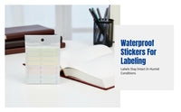 Name Label Sticker Set, Waterproof, Tear-Resistant, Handwritten, Date & Shelf Life Marking, Cartoon Creature Circle Designs