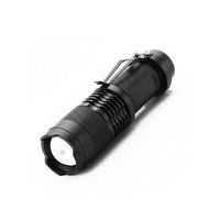 3 Light Modes Multi Color Flashlight Zoomable Zoom Flashlight