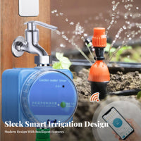 Distance-Controlled Control Automatic Garden Watering Device Customizable Schedules Automatic Garden Waterer Waterproof Design for Gardeners
