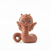 Snake Figurine Cute Ceramic Snake Shiny Sculpture for Shelf